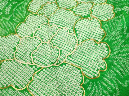 平和屋着物■豪華振袖　総絞り　駒刺繍　立波牡丹文　正絹　逸品　DABI1597qa