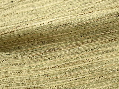 平和屋着物■上質な紬　横段文　正絹　逸品　DABI1599qa