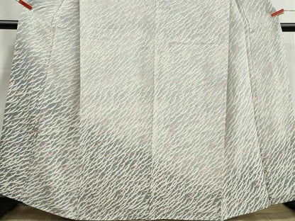 平和屋着物■訪問着　群鳥文　暈し染め　正絹　逸品　DABI1612qa
