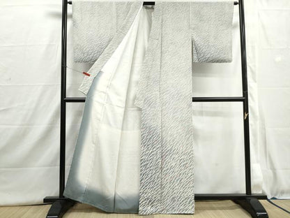 平和屋着物■訪問着　群鳥文　暈し染め　正絹　逸品　DABI1612qa