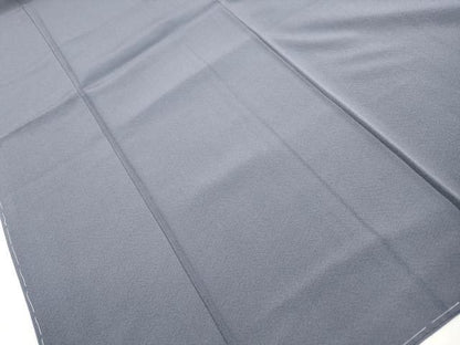 平和屋着物■上質な色無地　薄鼠色　正絹　逸品　DABI1630qa