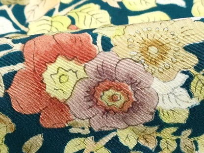 平和屋着物■上質な小紋　枝花尽くし文　正絹　逸品　DABI1646qa