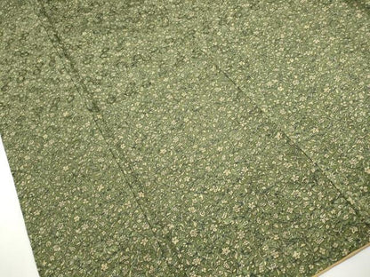 平和屋着物■上質な小紋　更紗花鳥文　正絹　逸品　DABI1651qa