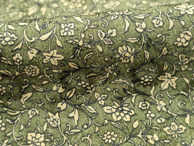 平和屋着物■上質な小紋　更紗花鳥文　正絹　逸品　DABI1651qa