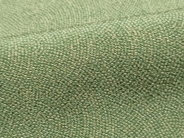 平和屋着物■江戸小紋　鮫小紋柄　鬼しぼ縮緬　正絹　逸品　DABI1675qa