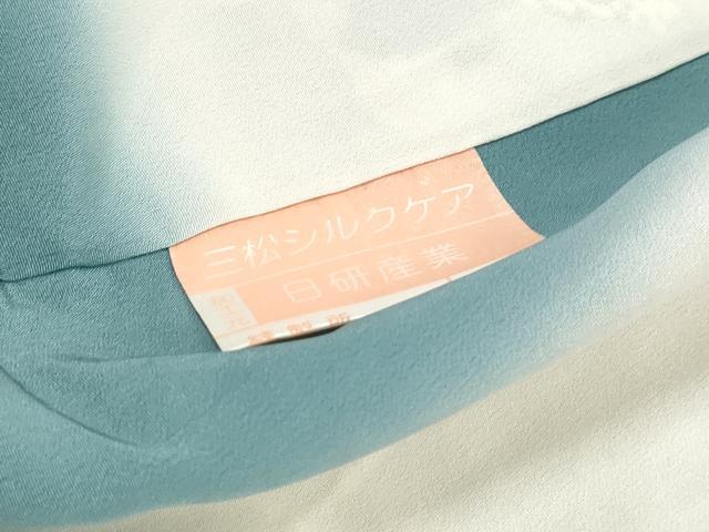 平和屋着物■上質な小紋　色紙人物風景文　胴抜き仕立て　正絹　逸品　DABI1682qa