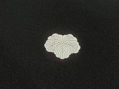 平和屋着物■豪華黒留袖　友禅　風景花松文　暈し染め　正絹　逸品　DABI1737qa