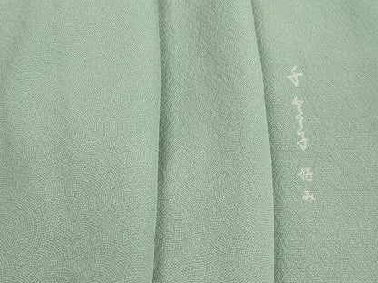 平和屋着物■江戸小紋　鮫小紋柄　鬼しぼ縮緬　正絹　逸品　DABI1758qa
