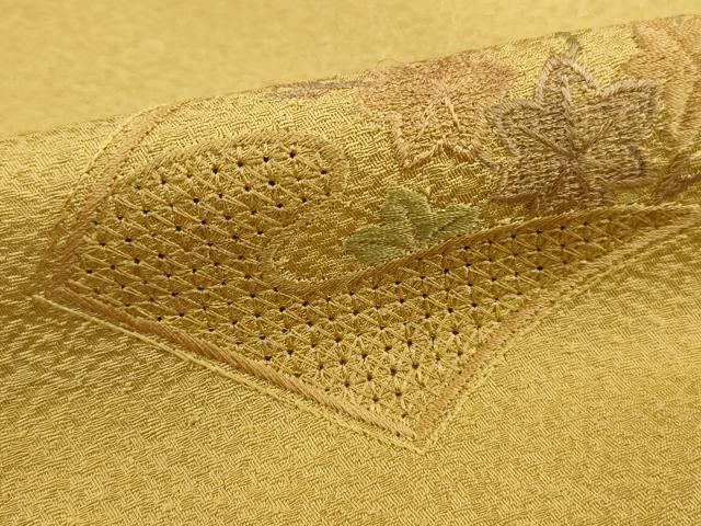 平和屋着物■中国三大刺繍　スワトウ刺繍　汕頭刺繍　色留訪問着　地紙花文　正絹　逸品　DABI1765qa