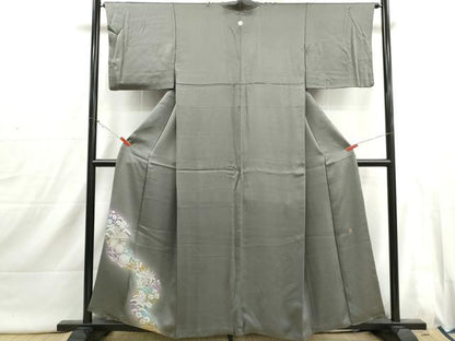 平和屋着物■豪華色留袖　作家物　風景花文　暈し染め　正絹　逸品　DABI1771qa