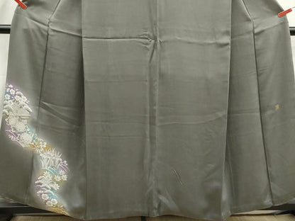 平和屋着物■豪華色留袖　作家物　風景花文　暈し染め　正絹　逸品　DABI1771qa