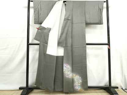 平和屋着物■豪華色留袖　作家物　風景花文　暈し染め　正絹　逸品　DABI1771qa