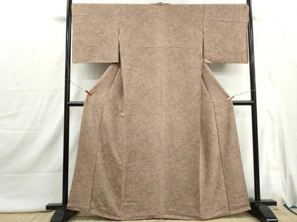 平和屋着物■上質な小紋　霞文　やまと誂製　正絹　逸品　DABI1789qa