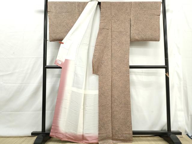 平和屋着物■上質な小紋　霞文　やまと誂製　正絹　逸品　DABI1789qa