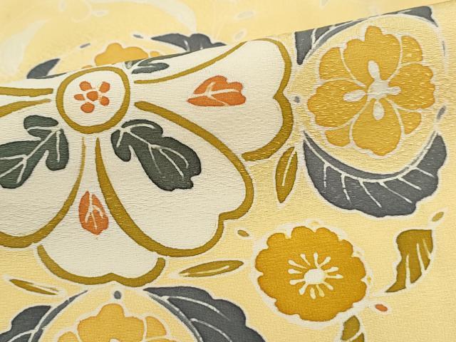 平和屋着物■訪問着　花丸文　正絹　逸品　DABI1816qa