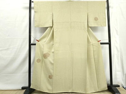 平和屋着物■中国三大刺繍　スワトウ刺繍　汕頭刺繍　訪問着　亀甲花文　正絹　逸品　DABI1824qa