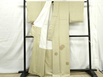 平和屋着物■中国三大刺繍　スワトウ刺繍　汕頭刺繍　訪問着　亀甲花文　正絹　逸品　DABI1824qa