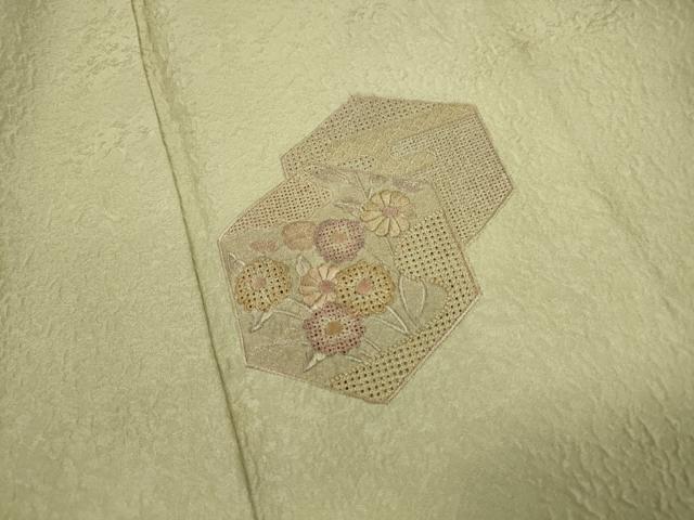 平和屋着物■中国三大刺繍　スワトウ刺繍　汕頭刺繍　訪問着　亀甲花文　正絹　逸品　DABI1824qa