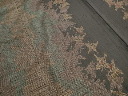 平和屋着物■訪問着　紬地　舞蝶文　正絹　逸品　DABI1836qa