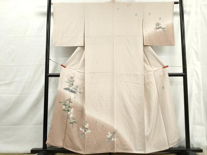 平和屋着物■訪問着　友禅　作家物　飛鳥文　松竹梅　暈し染め　鈴乃屋扱い　正絹　逸品　DABI1861qa