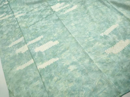 平和屋着物■上質な小紋　絞り　霞文　暈し染め　正絹　逸品　DABI1863qa