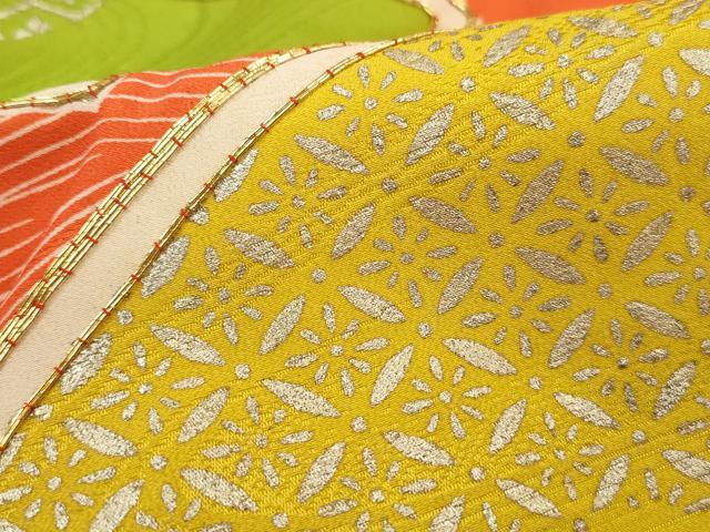 平和屋着物■豪華振袖　駒刺繍　吉祥　地紙立波文　金銀彩　正絹　逸品　DABI1872qa