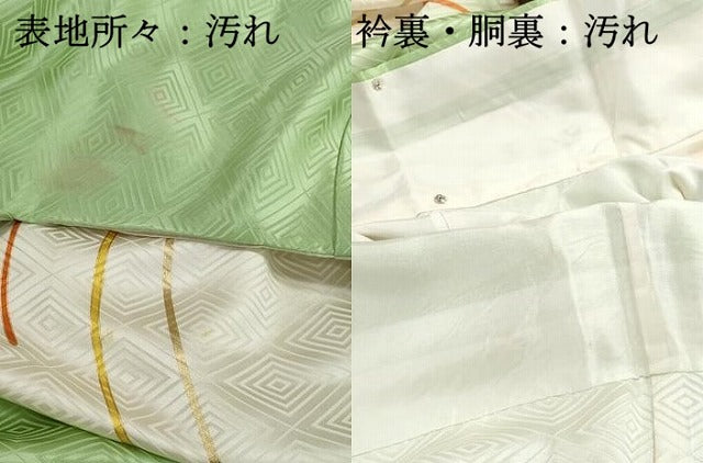 平和屋着物■豪華振袖　駒刺繍　檜扇花文　牡丹　暈し染め　金彩　正絹　逸品　DABI1876qa