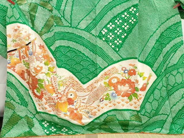 平和屋着物■豪華振袖　駒刺繍　絞り　几帳花文　牡丹　金彩　正絹　逸品　DABI1880qa