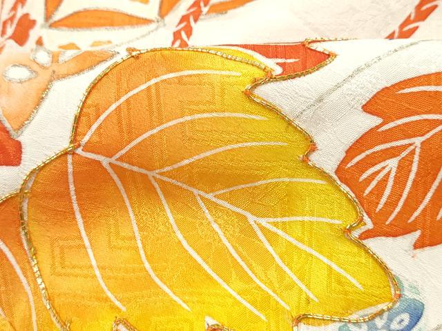 平和屋着物■豪華振袖　駒刺繍　絞り　几帳花文　牡丹　金彩　正絹　逸品　DABI1880qa