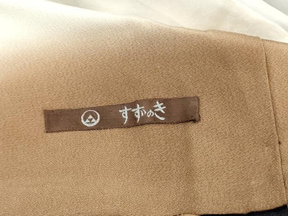 平和屋着物■豪華振袖　扇面花蝶文　暈し染め　金彩　正絹　逸品　DABI1900qa