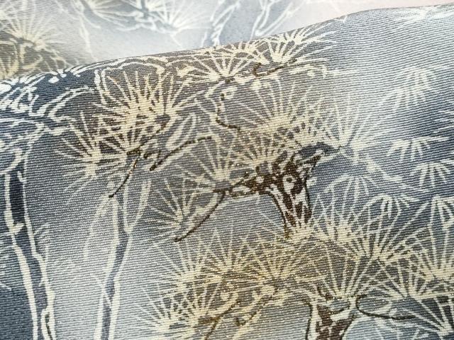 平和屋着物■訪問着　風景花文　暈し染め　金彩　正絹　逸品　DABI1903qa
