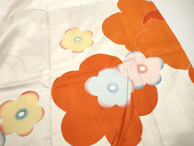 平和屋着物■豪華振袖　駒刺繍　吉祥舞花文　金彩　正絹　逸品　DABI1913qa