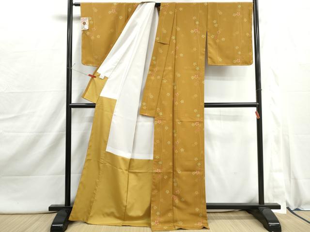 平和屋着物■小紋　舞桜間道　洗える着物　DABI1923qa