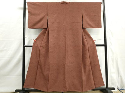平和屋着物■江戸小紋　花蝶文　洗える着物　DABI1924qa