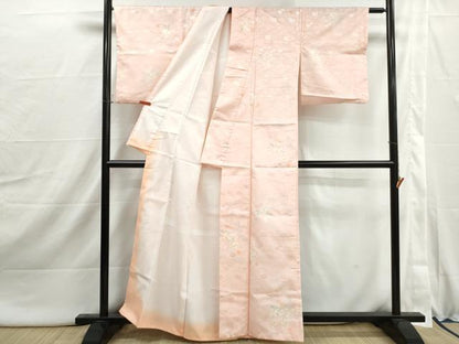 平和屋着物■小紋　草花文　洗える着物　DABI1929cd