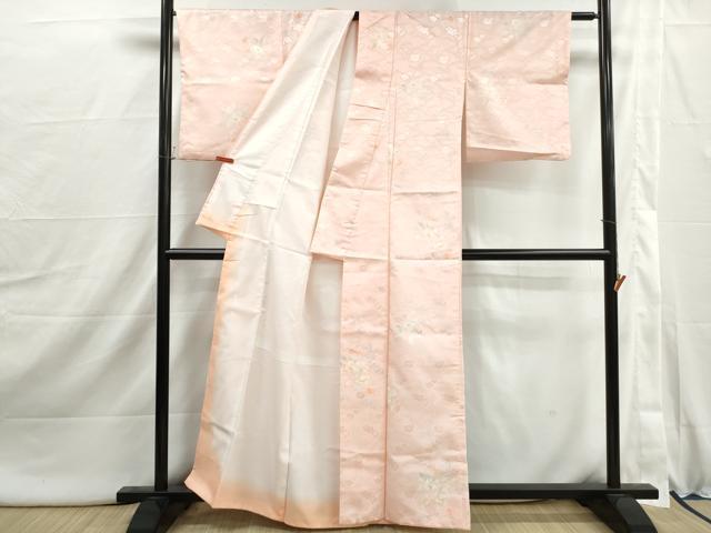 平和屋着物■小紋　草花文　洗える着物　DABI1929cd