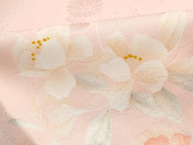 平和屋着物■小紋　草花文　洗える着物　DABI1929cd