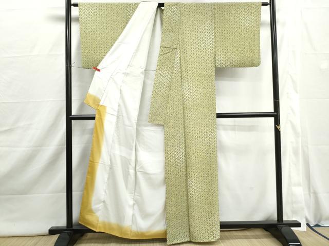 平和屋着物■小紋　七宝文　洗える着物　DABI1931cd