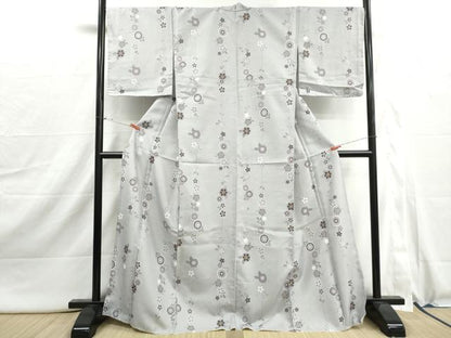 平和屋着物■小紋　舞花間道　洗える着物　DABI1946qa