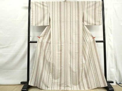 平和屋着物■小紋　亀甲花間道　花音大島　洗える着物　DABI1947cd
