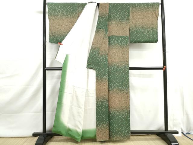 平和屋着物■上質な小紋　舞桜文　正絹　逸品　DABI1951qa