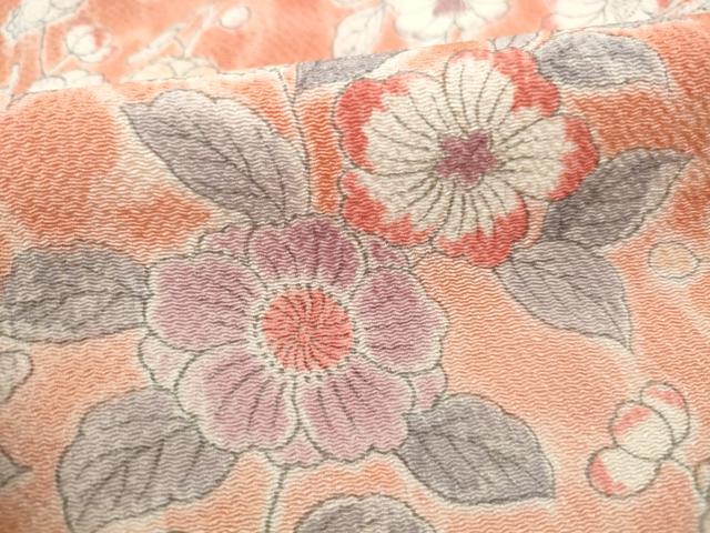 平和屋着物■訪問着　辻が花　暈し染め　鬼しぼ縮緬　正絹　逸品　DABI1968qa