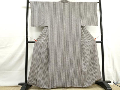 平和屋着物■上質な小紋　竹節間道　正絹　逸品　DABI1970qa