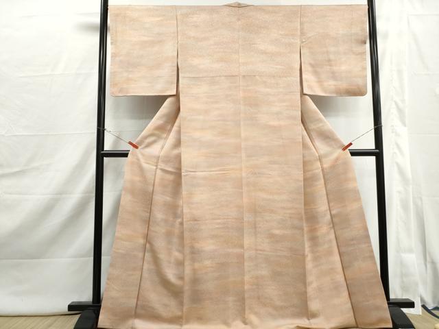 平和屋着物■上質な小紋　霞文　暈し染め　やまと誂製　正絹　逸品　DABI1981qa