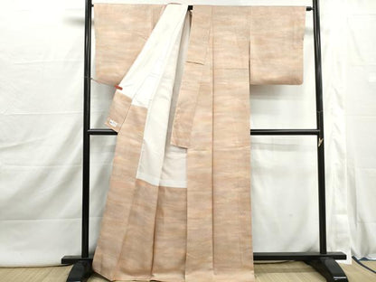 平和屋着物■上質な小紋　霞文　暈し染め　やまと誂製　正絹　逸品　DABI1981qa