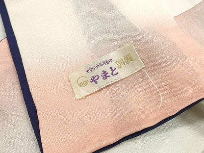 平和屋着物■訪問着　刺繍　枝花文　暈し染め　金彩　やまと誂製　正絹　逸品　DABI1984qa