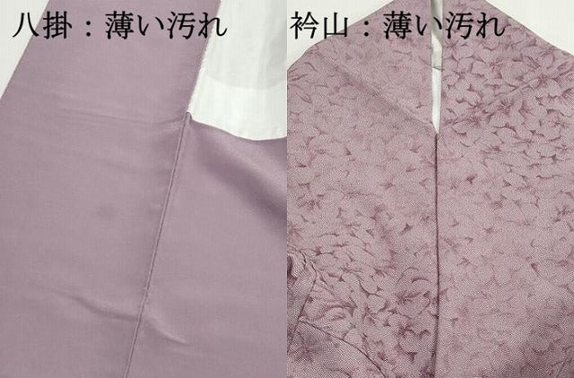 平和屋着物■江戸小紋　鮫小紋柄　花尽くし文　洗える着物　DABI1996qa