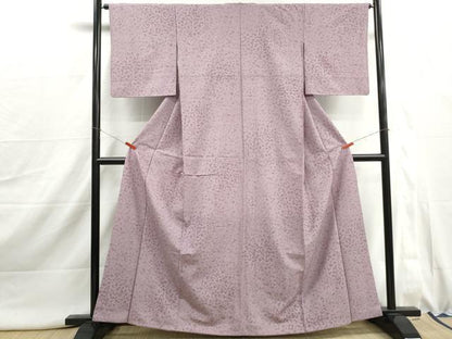 平和屋着物■江戸小紋　鮫小紋柄　花尽くし文　洗える着物　DABI1996qa