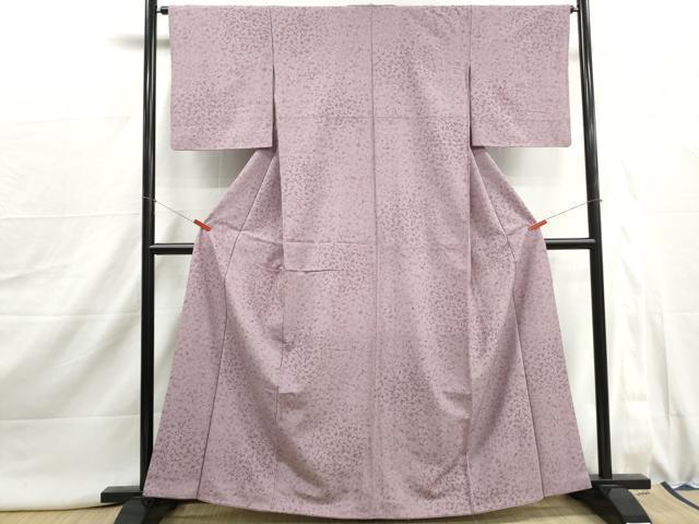 平和屋着物■江戸小紋　鮫小紋柄　花尽くし文　洗える着物　DABI1996qa