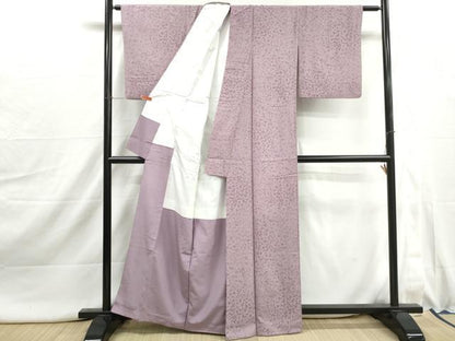 平和屋着物■江戸小紋　鮫小紋柄　花尽くし文　洗える着物　DABI1996qa